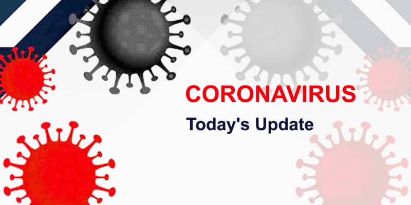 Coronavirus Today's Update Covid-19 Pandemic