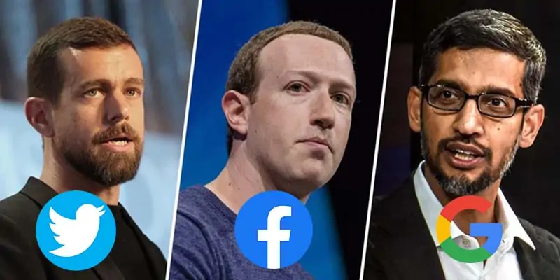 Facebook, Google, Twitter CEOs to face grilling from US panel.
