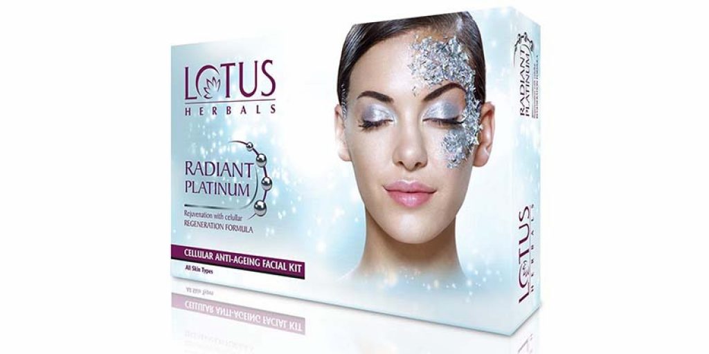 Lotus Herbals Radiant Platinum Cellular Anti-Ageing Facial Kit: