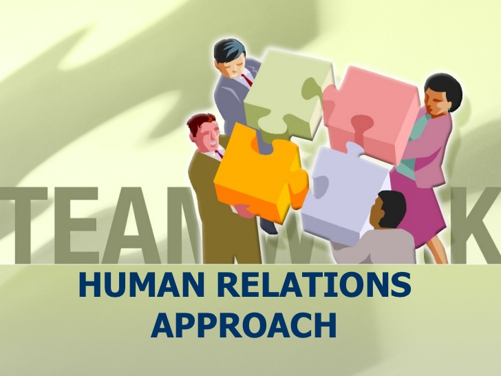 Discuss the contribution of the Human Relations Approach to the theory of Administration.